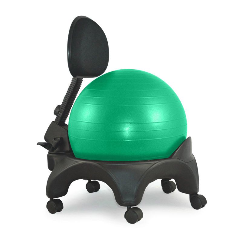 Chaise ergonomique avec ballon Tonic Chair® Confort Vert