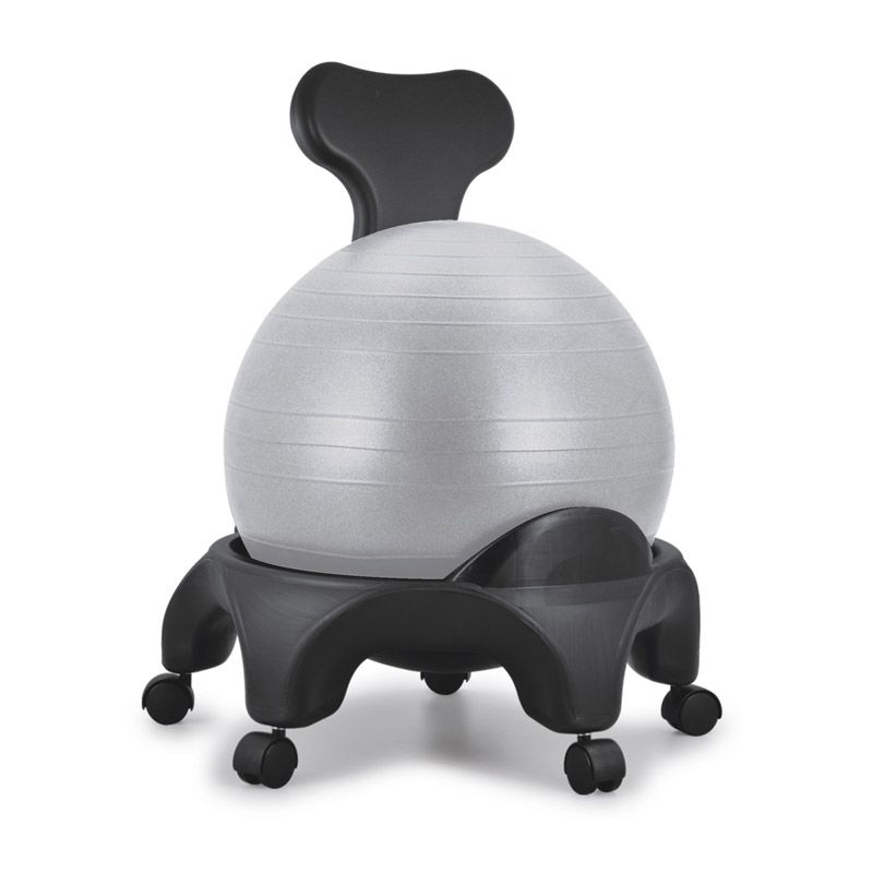 Chaise ergonomique avec ballon Tonic Chair® Originale Gris