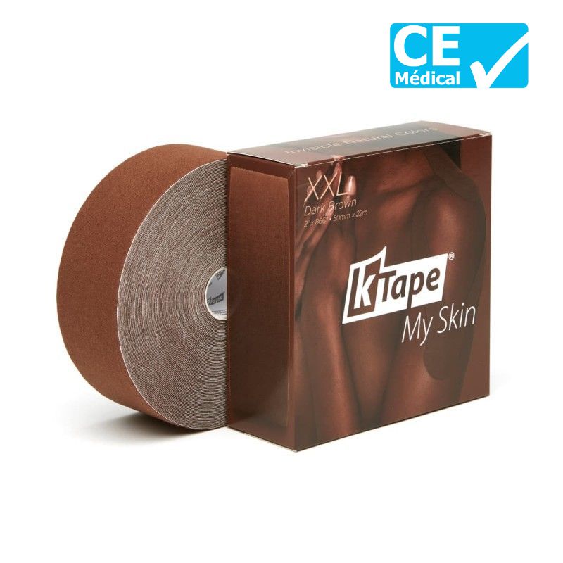Packaging bande de kinésiologie K-Tape® XXL Marron foncé | Bande kinésio tape
