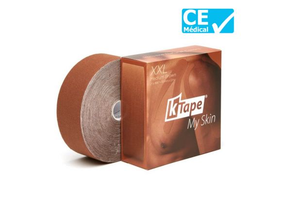 Packaging bande de kinésiologie K-Tape® XXL Marron | Bande kinésio tape Packaging bande de kinésiologie K-Tape® XXL Marron | Bande kinésio tape