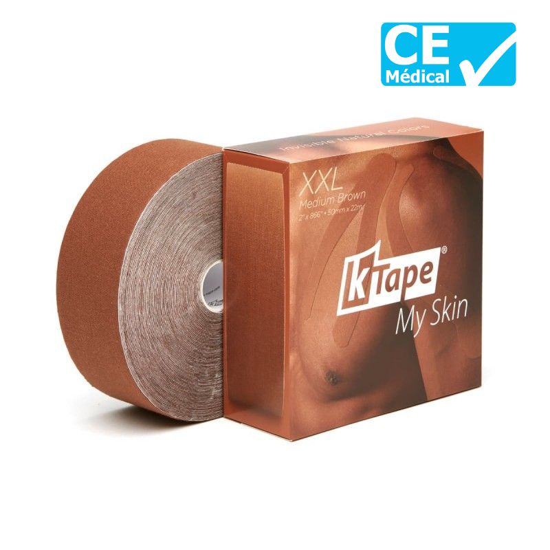 Packaging bande de kinésiologie K-Tape® XXL Marron | Bande kinésio tape