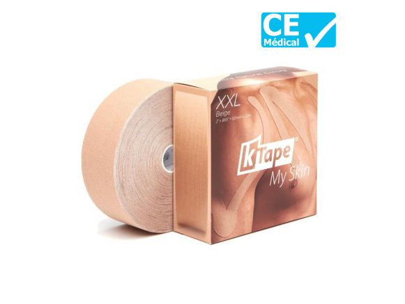 Packaging bande de kinésiologie K-Tape® XXL Beige | Bande k-tape Packaging bande de kinésiologie K-Tape® XXL Beige | Bande k-tape