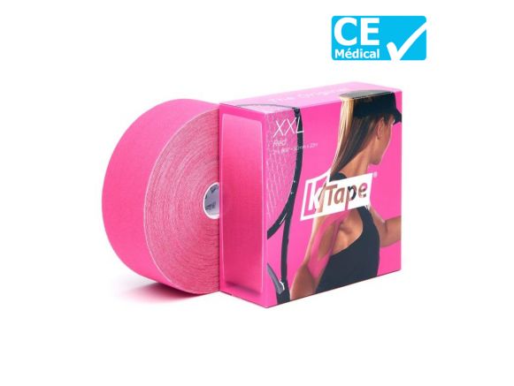 Packaging bande de kinésiologie K-Tape® XXL Rose | Bande k-tape Packaging bande de kinésiologie K-Tape® XXL Rose | Bande k-tape