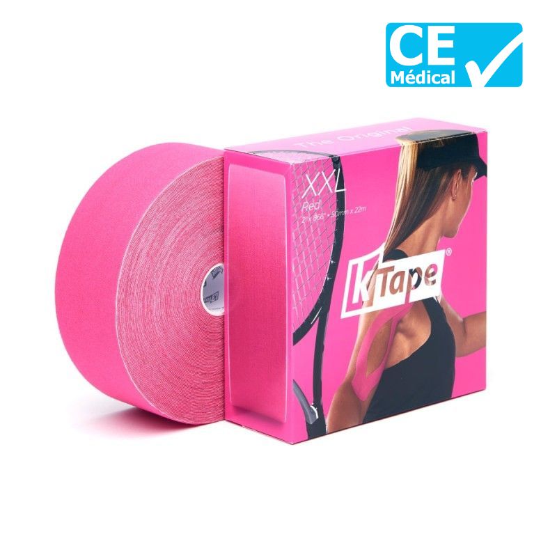 Packaging bande de kinésiologie K-Tape® XXL Fuschia | Bande k-tape Packaging bande de kinésiologie K-Tape® XXL Fuschia | Bande k-tape