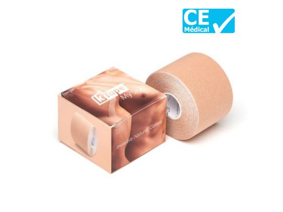 Packaging bande de kinésiologie K-Tape® 5 m Beige | Bande kinésio tape Packaging bande de kinésiologie K-Tape® 5 m Beige | Bande kinésio tape