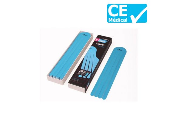 Bande taping pré-coupée K-Tape® Lymph Bande taping pré-coupée K-Tape® Lymph