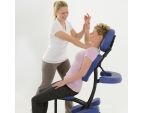 Chaise de massage OAKWORKS® Portal Pro - personne manipulée