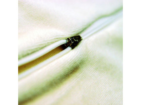 Taie oreiller en velours All in one fermeture