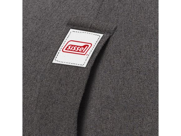 Poignée du siège ballon SISSEL® gris avec logo de la marque Poignée du siège ballon SISSEL® gris avec logo de la marque