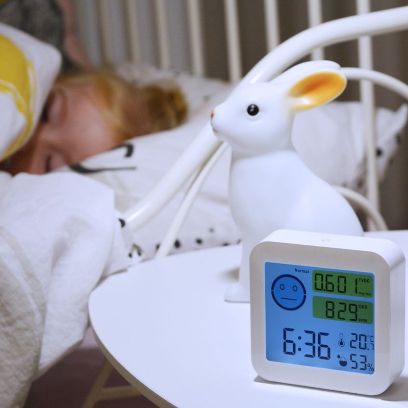 Mesureur de qualité de l'air intérieur Quaelis 20 chambre d'enfant Mesureur de qualité de l'air intérieur Quaelis 20 chambre d'enfant