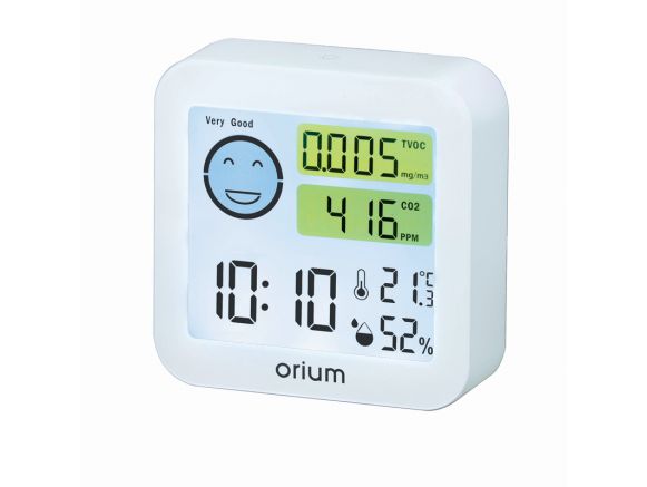 Mesureur de qualité de l'air intérieur Quaelis 20 de profil Mesureur de qualité de l'air intérieur Quaelis 20 de profil
