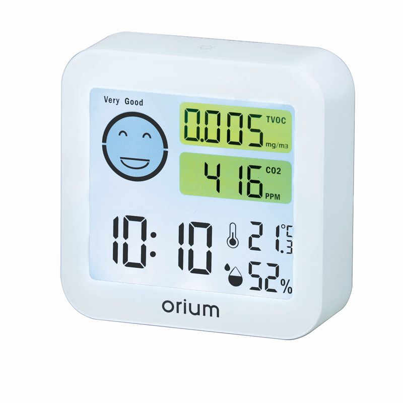 Mesureur de qualité de l'air intérieur Quaelis 20 de profil Mesureur de qualité de l'air intérieur Quaelis 20 de profil