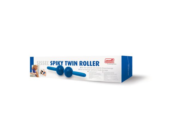Packaging Appareil de Massage SISSEL® SPIKY TWIN ROLLER bleu Packaging Appareil de Massage SISSEL® SPIKY TWIN ROLLER bleu