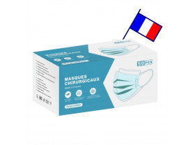 Masque chirurgical jetable type II made in France UNIR (boîte de 50)