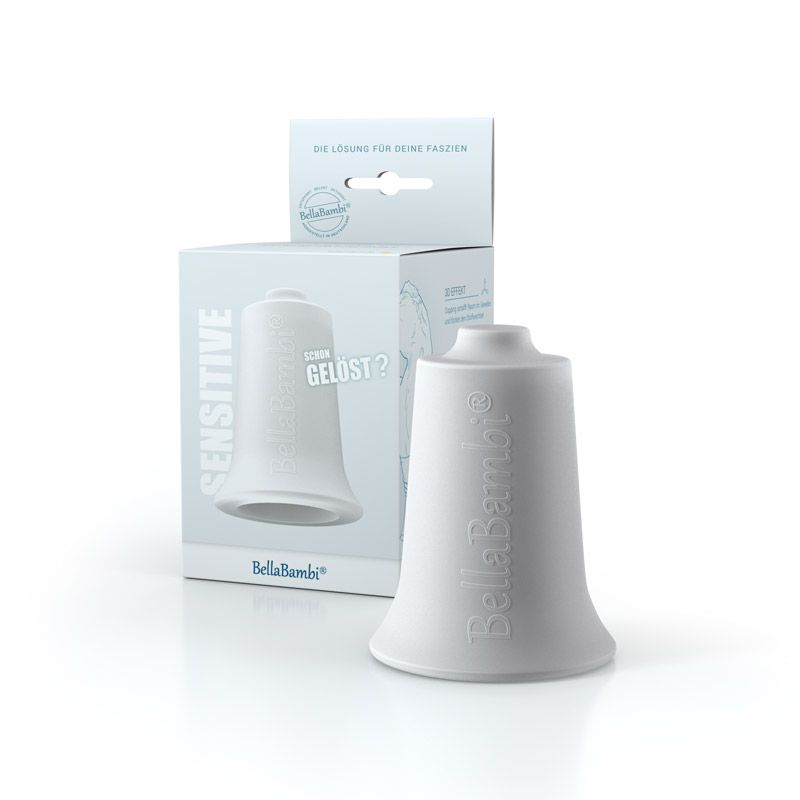 Ventouse Silicone Maxi BellaBambi® blanc avec packaging