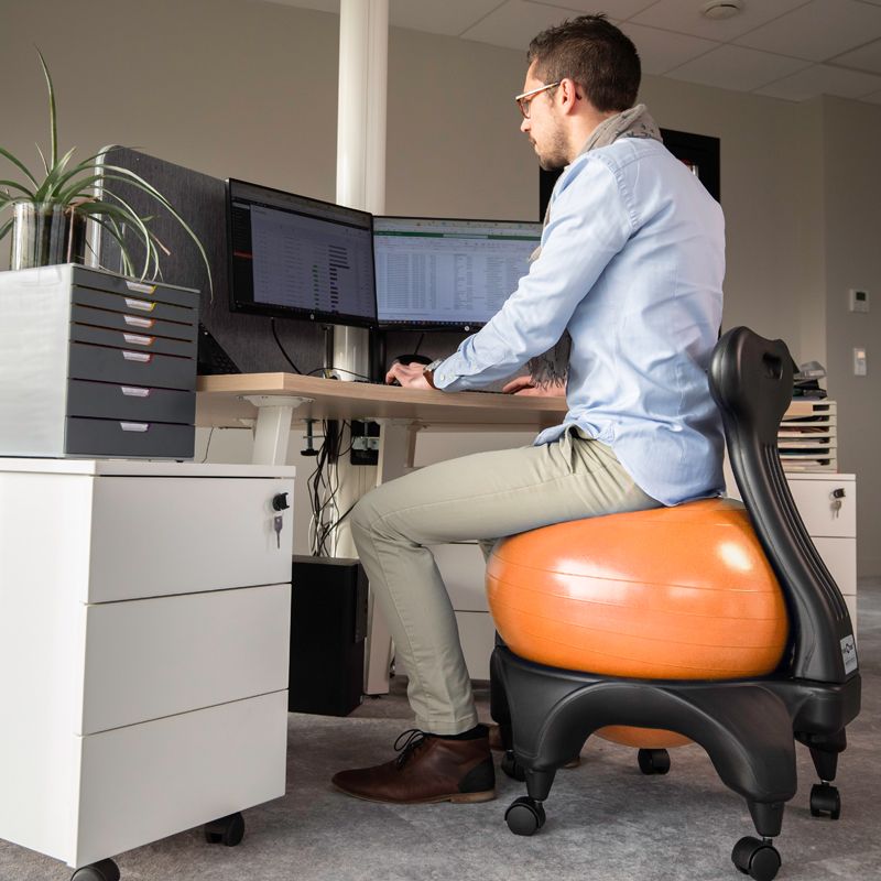 assise ergonomique à roulettes, tabouret ergonomique mal de dos