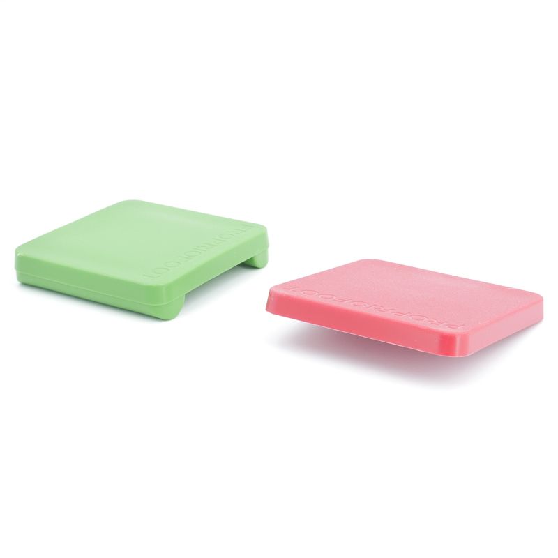 Plateforme vert et rouge Propriofoot, lot de 4