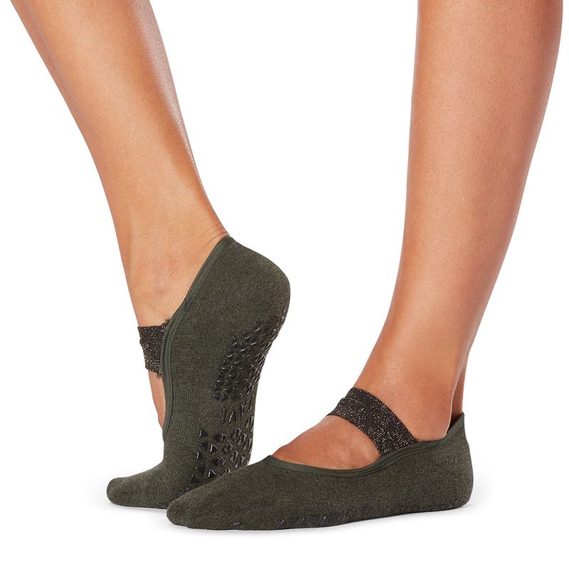 Chaussettes antidérapantes Tavi Noir® Lola de profil | Alexandria Chaussettes antidérapantes Tavi Noir® Lola de profil | Alexandria