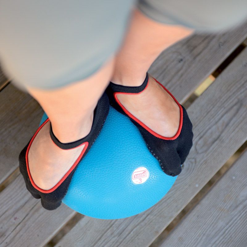Chaussettes Pilates One Toe sur ballon Chaussettes Pilates One Toe sur ballon
