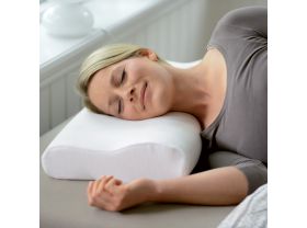 SISSEL® SOFT CURVE Oreiller à mémoire de forme (taie incluse) utilisation côté