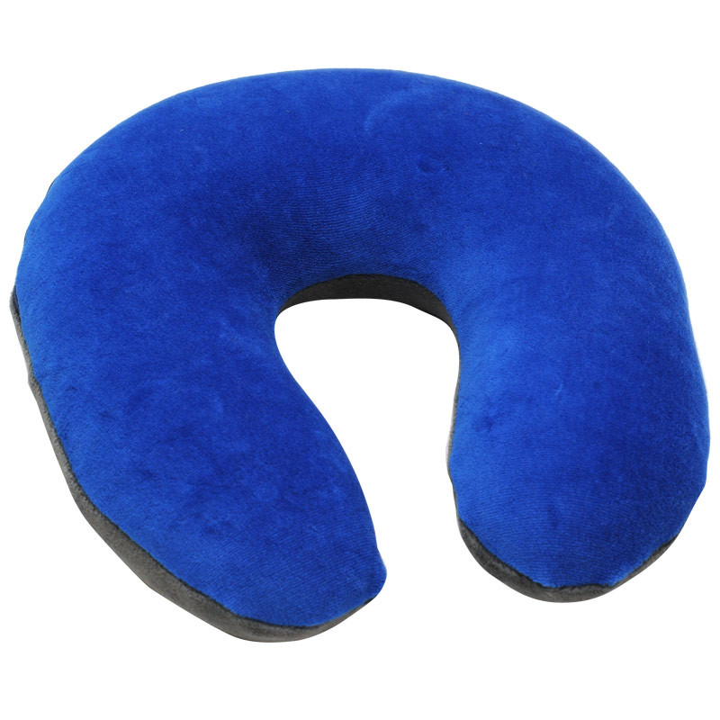 Bleu, coussin de cou en mousse à mémoire, coussin de cou de voiture en  forme de