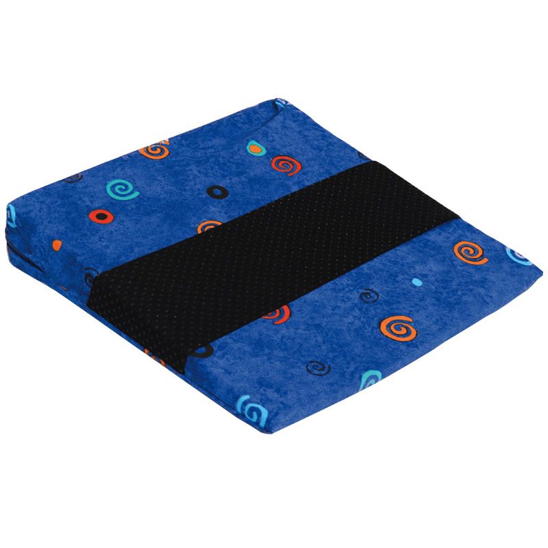Coussin d'assise triangulaire bleu SISSEL® avec bande anti-dérapante Coussin d'assise triangulaire bleu SISSEL® avec bande anti-dérapante