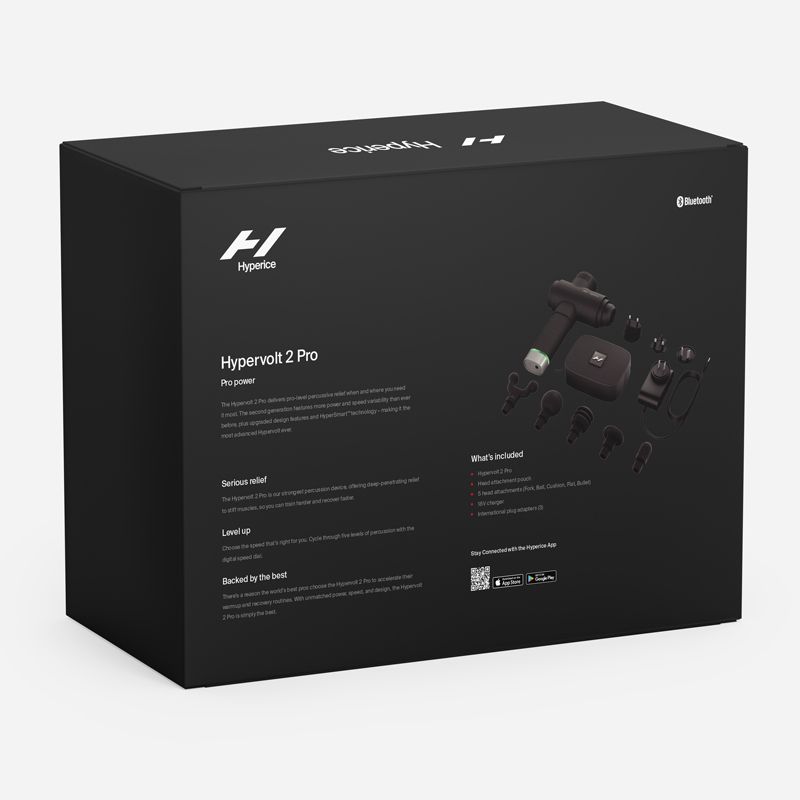 Emballage face avant de l'Hypervolt 2 Pro