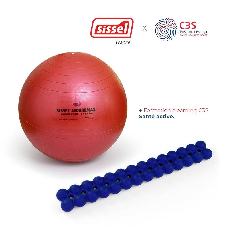 Pack Activité Physique : Spinefitter, ballon SISSEL Ø65 cm et formation Santé Active