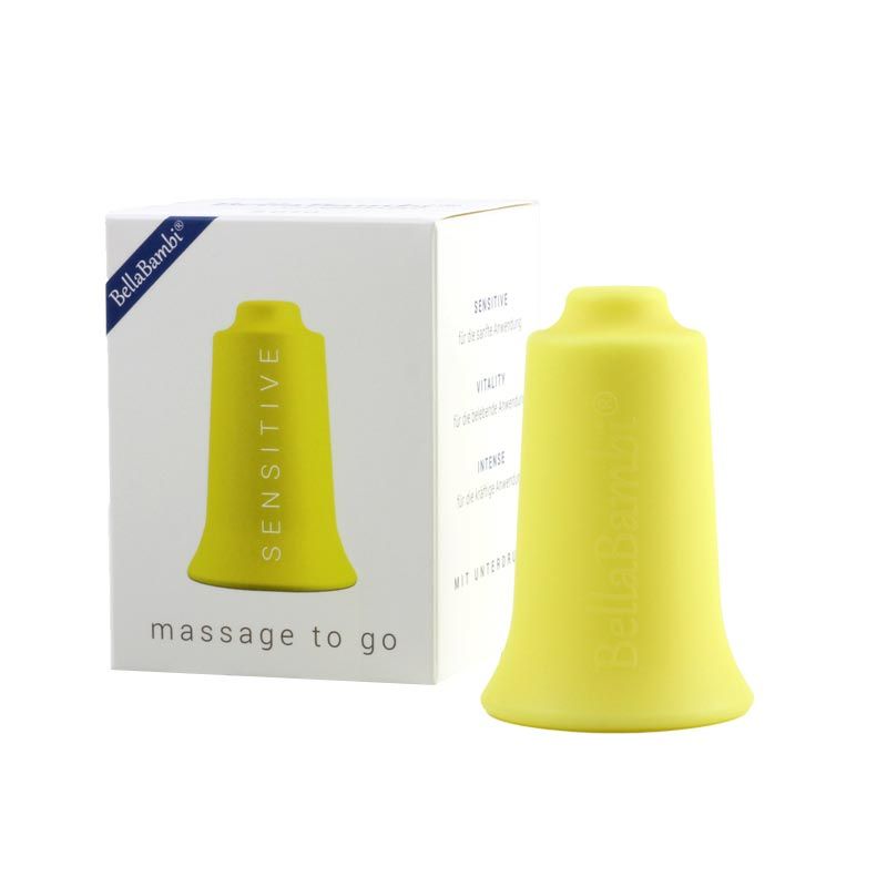 Packaging ventouse Silicone Original Bellabambi® Jaune Sensitive - Massage fasciathérapie