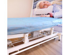 Zoom sur la housse de protection table 216 x 75 cm bleu