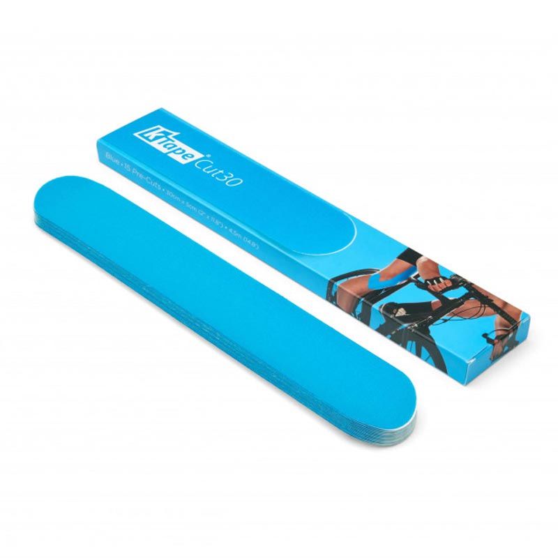 Packaging bande taping pré-coupée K-Tape® Cut 30 cm bleu clair