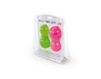 TWIN GRIP, lot de deux rose/vert