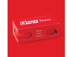 Boîte de 2 bandes taping K-Tape® Team 5 m avec fond rouge
