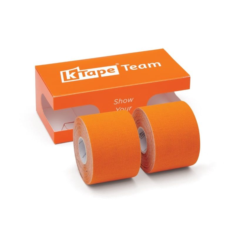 Boîte de 2 bandes taping K-Tape® Team 5 m Orange