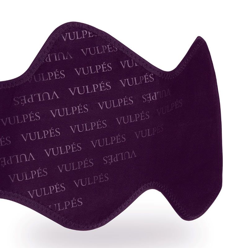 Ceinture chauffante lombaire Vulpés prune avec logo Ceinture chauffante lombaire Vulpés prune avec logo