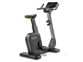 Vélo d'appartement compact Technogym Cycle vue de 3/4 arrière