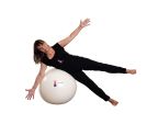 Nadine Garcia en train d'utiliser un ballon Postural Ball®