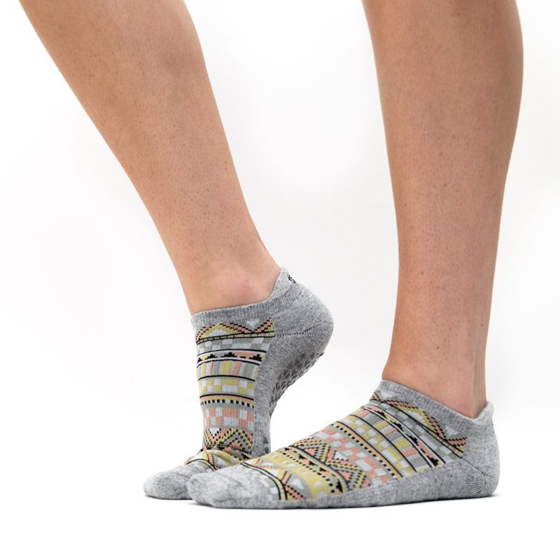 Chaussettes antidérapantes Tavi Noir® Savvy Rhythm vue de profil Chaussettes antidérapantes Tavi Noir® Savvy Rhythm vue de profil