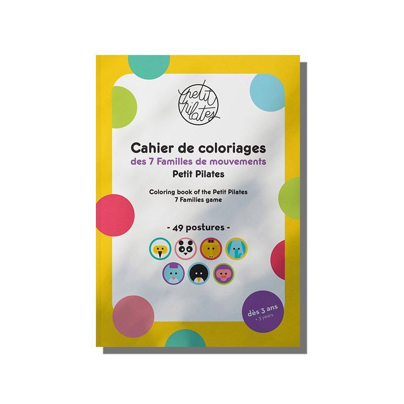 Cahier de coloriage Petit Pilates page de couverture