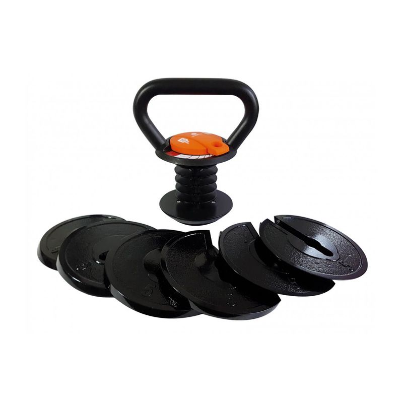 Kettlebell ajustable Sveltus® 4 à 18 kg avec disques