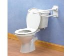 Barre d'appui WC relevable Devon aluminium 69 cm