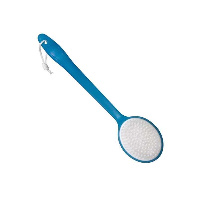 Brosse à long manche 38cm- Bleue