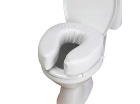 Siège de toilettes rembourre Haut. 10cm-Long. 41cm