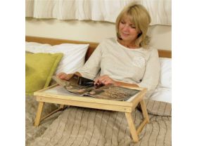 Plateau de lit en bois Homecraft® 54 x 23,5 x 31 cm