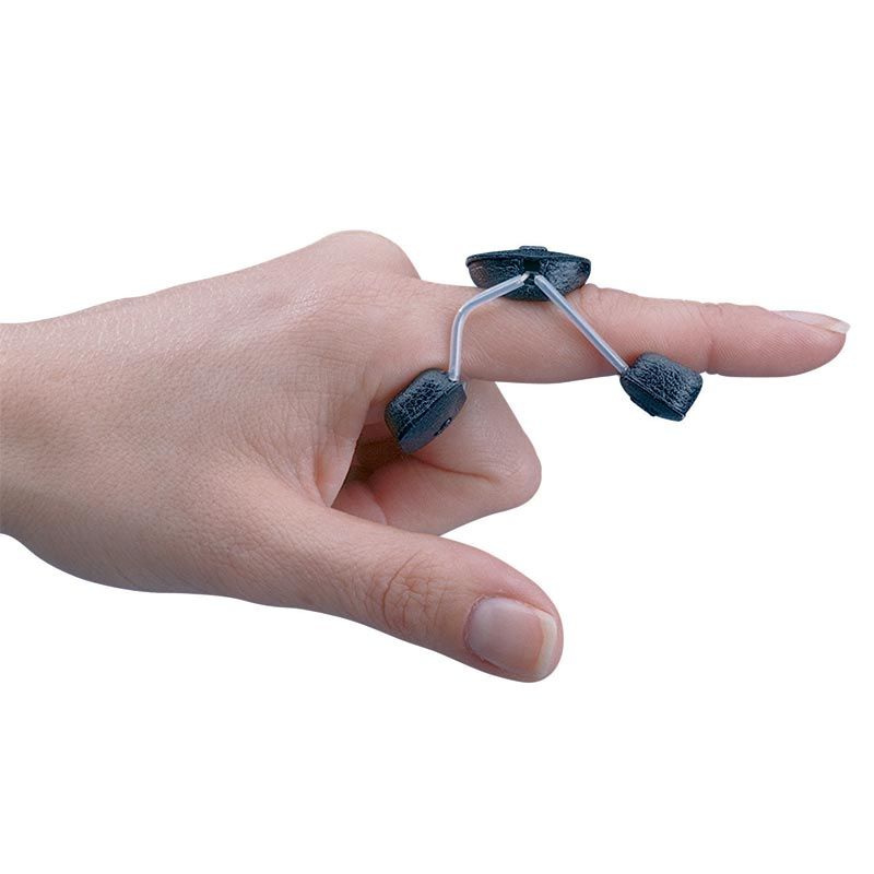 Orthèse d'extension courte de doigt noire Sof-Stretch™ Rolyan® Orthèse d'extension courte de doigt noire Sof-Stretch™ Rolyan®
