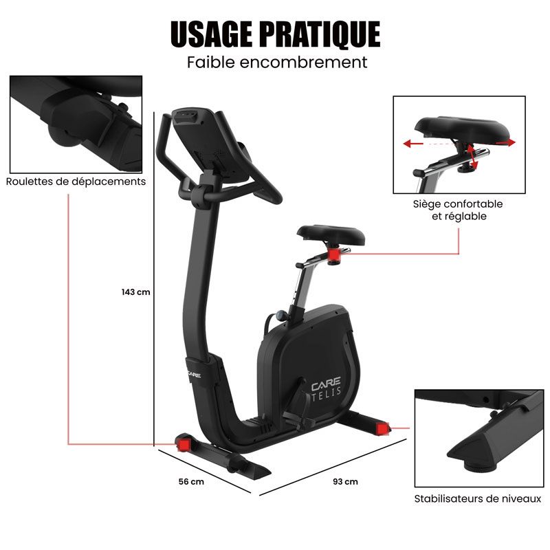 Vélo ergomètre CARE TELIS