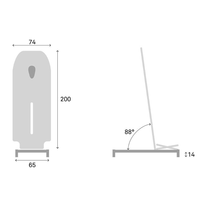 Dimensions table de verticalisation CANALETTO Ferrox