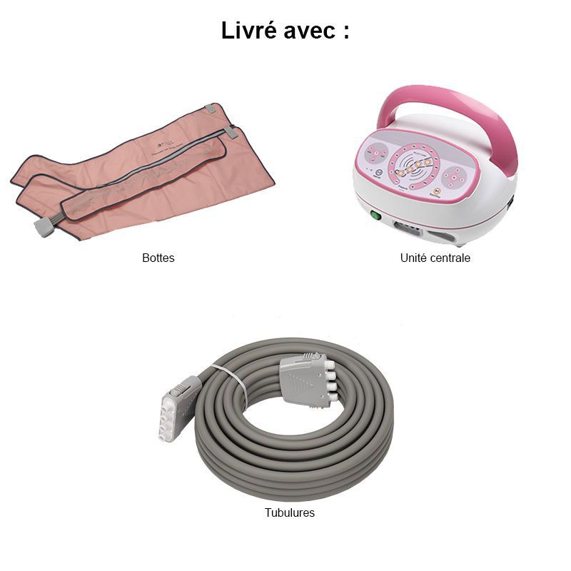 Appareil pressothérapie LADY PRESS 4 Winelec® + 2 bottes Appareil pressothérapie LADY PRESS 4 Winelec® + 2 bottes