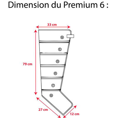 dimension des bottes premium 6