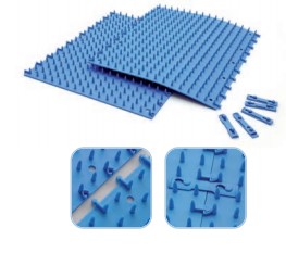 montage tapis acupressur mat bleu